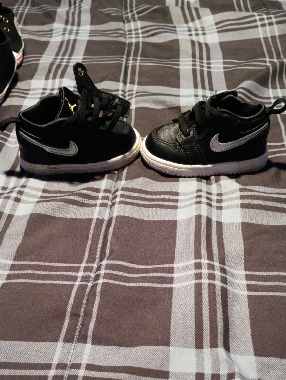 Kids Black Nike &  Jordan Shoe Set Casual Sneakers and Water Shoes